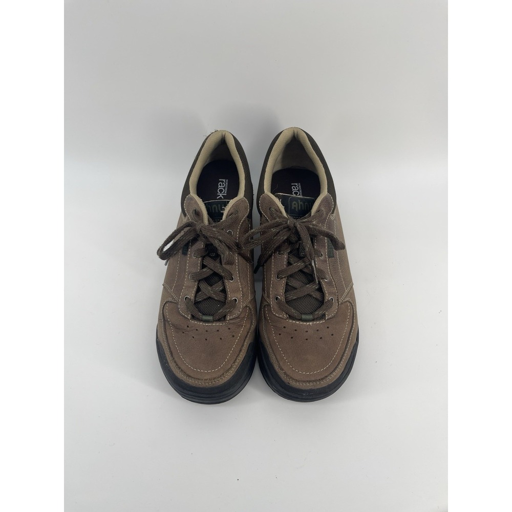 Ahnu Men's Leather Walking‎ Shoes Brown Ortholite Comfort Sneakers US 11 EU 44.5